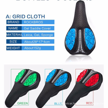 Customized Polyester PVC Solid Color Mountain Bike Saddle